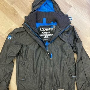 Men’s Superdry Hooded Arctic Pop Zip Windcheater Jacket